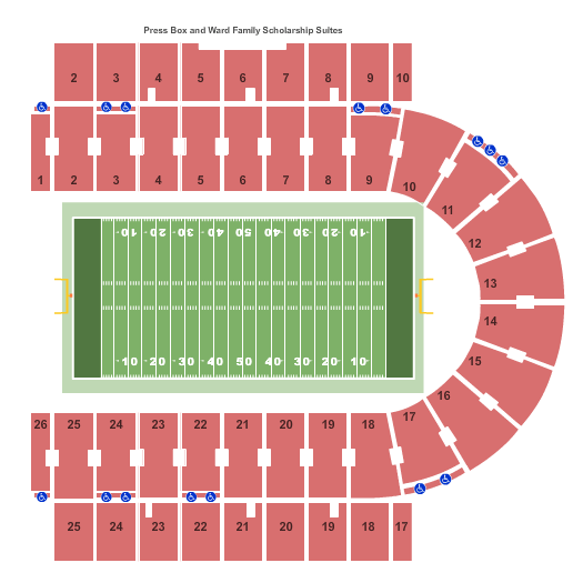 Memorial Stadium Sunflower Showdown Seating Chart